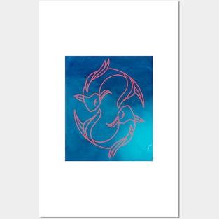 Ocean Fishes Posters and Art